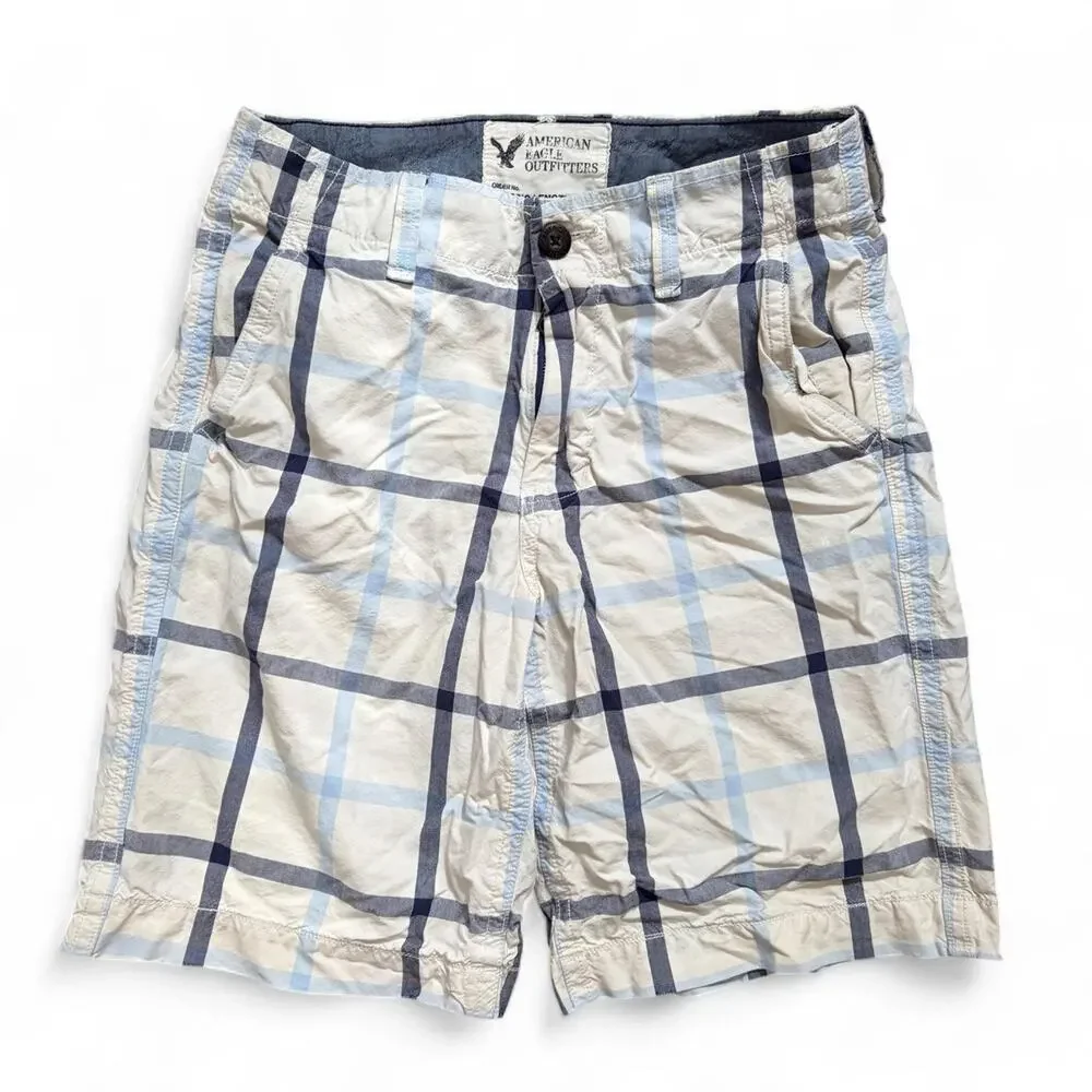 American Eagle Y2K Classic Length Shorts Men’s 30x10 Preppy Beach Mallcore